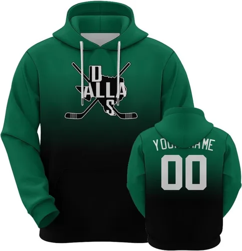 Vista 35 de Custom Hockey City Map Gradient Hoodies-Personalized Name Number Hooded Sweatshirts Hockey Fans Gifts for Men,Women,Youth