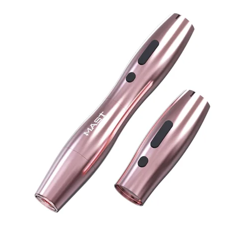 Vista 13 de Mast Tattoo P20 - Máquina de bolígrafo de tatuaje inalámbrico, pistola de tatuaje giratoria, pantalla digital ligera, marco delgado para mujeres