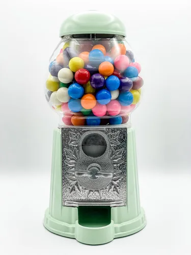 Vista 19 de Máquina clásica de chicle/dispensador de dulces, 9 pulgadas - negro