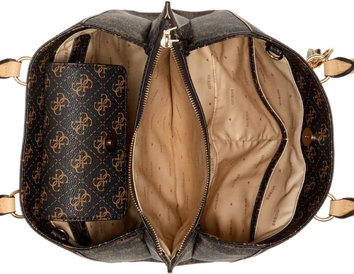 Vista 3 de GUESS Noelle Girlfriend - Bolso para novia, color marrón