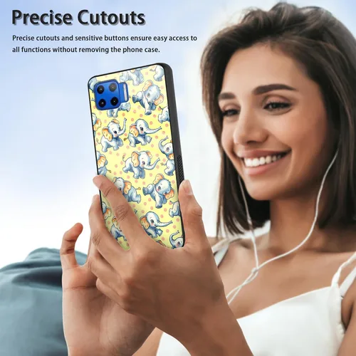 Vista 256 de Funda para Motorola Moto Edge 2022, cubierta trasera de vidrio templado con protector de pantalla, funda protectora a prueba de golpes para Motorola