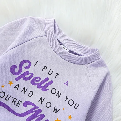Vista 3 de Sudadera de manga larga con estampado de letras, suéter para otoño e invierno