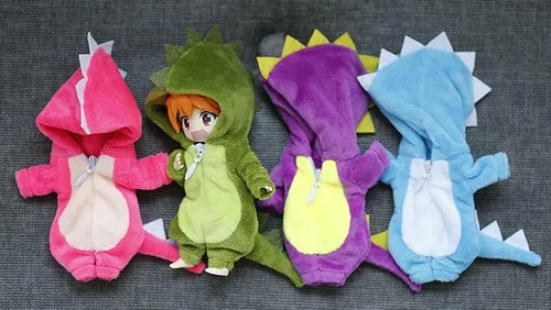 Vista 3 de Lindo dinosaurio animal monstruo muñeca ropa para OB11, Molly, Gsc, 1/12 BJD muñeca accesorios juguetes muñecas ropa (BL)