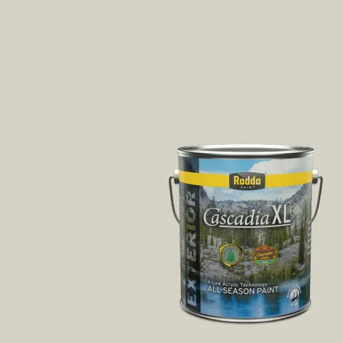 Vista 65 de Rodda Paint CASCADIA XL Pintura e imprimación satinada para exteriores en uno, cuarto de galón, Metropolis Mood