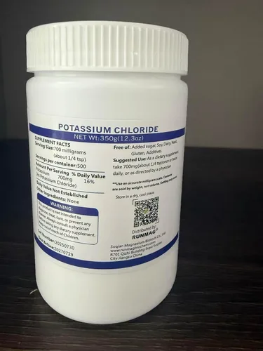 Vista 3 de Polvo de cloruro de potasio - Sustituto de sal 12.35 oz por envase