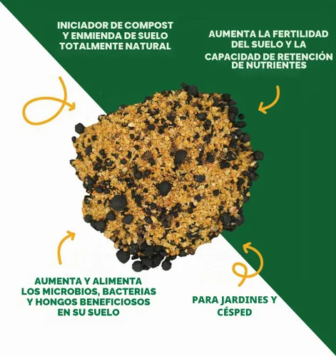 Vista 2 de The Andersons Dirt Booster Plus All-Natural Super Compost Starter y enmienda del suelo - 20 libras