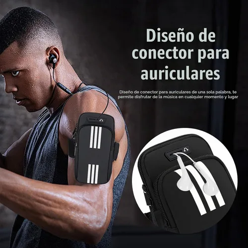 Vista 6 de Soporte para teléfono para correr, brazalete, bolso cruzado para teléfono celular, para mujeres, hombres, niños, iPhone 17, 16, 15, 14, 13, 12, 11