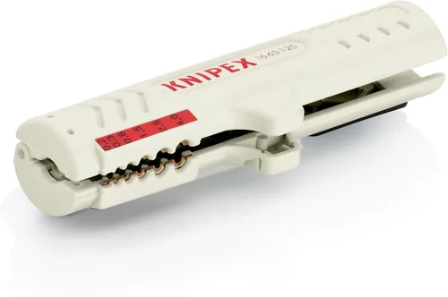 Vista 2 de KNIPEX - Herramientas 16 65 125 SB - Herramienta de pelado de cables de datos (1665125SB)