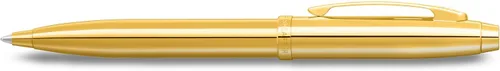 Vista 6 de Sheaffer 100 9372 Brillante PVD Gold Pen con PVD Chapado en Oro Bordes (Ballpoint)