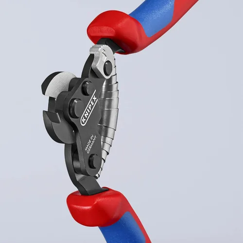 Vista 6 de KNIPEX Herramientas 95 62 160 Cortadores de cuerda de alambre con bloqueo de apertura y resorte, 6 pulgadas