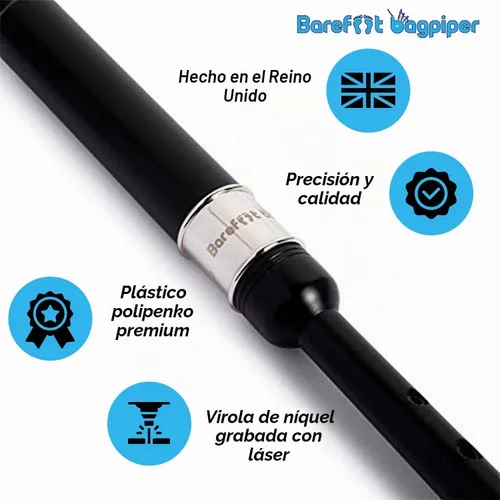 Vista 2 de Gaita Práctica Chanter Gaitas Tutor Libro 2 Cañas