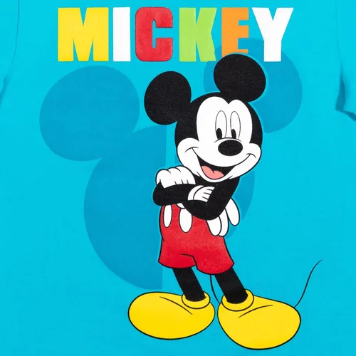 Vista 3 de Disney Mickey Mouse T-Shirt and Shorts Outfit Set Infant to Big Kid Sizes (12 Months - 12)