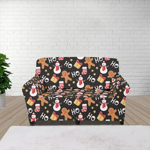 Vista 88 de Funda de sofá con diseño de árbol de bandera estadounidense para sofás y sofás, decoración navideña, funda antideslizante para sofá de 1 cojín
