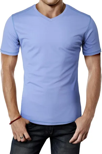 Vista 10 de H2H Camisetas de manga corta de compresión Cool Dry para hombre Cmtts263-negro