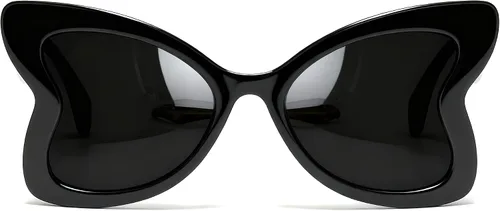 Vista 7 de Chicid Lentes de sol de gran tamaño para mujer, diseño de mariposa de moda, con marco grande, protección UV400