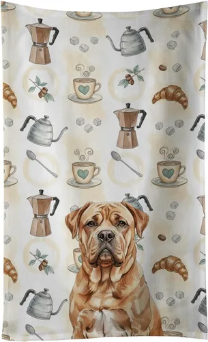 Vista 87 de Caroline's Treasures Afghan Hound - Toalla de cocina para barra de café, terciopelo frontal y lazo de algodón, lavable a máquina Sabueso afgano