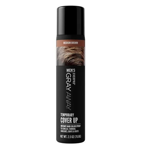 Vista 7 de Gray Away - Spray instantáneo para cubrir raíces para hombre, negro, 2.5 onzas