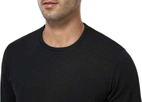 Vista 3 de Conjunto de ropa interior térmica para hombre, con forro polar largo, capa base de invierno, camisetas y pantalones de senderismo, entrenamiento