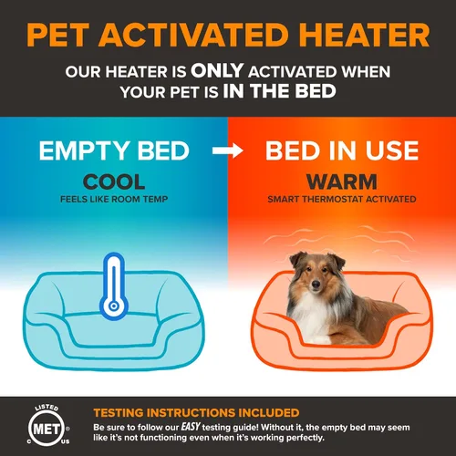 Vista 12 de K&H Pet Products - Cama térmica para mascotas con calefacción