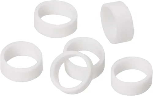 Vista 7 de ONLYKXY 100 bridas de silicona para cables, líneas de datos, anillos de goma reutilizables, correas de sujeción de cables de alimentación, anillo