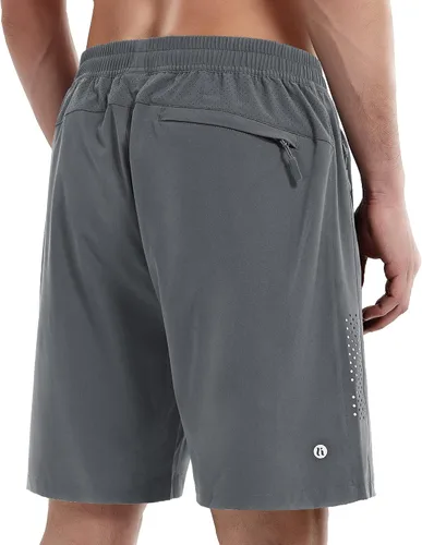 Vista 2 de HIFEOS Pantalones cortos deportivos para hombre, pantalones cortos de entrenamiento para correr, tenis, gimnasio, 5, 7, 9 pulgadas, cómodos