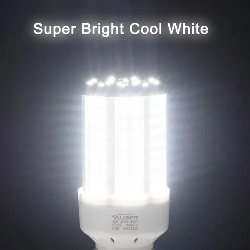 Vista 10 de Bombilla LED de maíz de 30 W (equivalente a 200 W), luz diurna, base estándar E26, paquete de 2