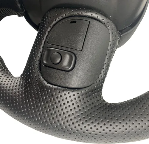 Vista 7 de Envoltura cosida a mano para Dodge Challenger/Dodge Charger/Dodge Durango 2015-2023 Protección interior del volante Accesorios