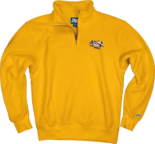 Vista 200 de Blue 84 Sudadera con cremallera de un cuarto para hombre de la NCAA