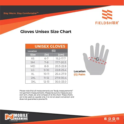 Vista 5 de Fieldsheer Storm - Manopla calefactada con batería para hombres y mujeres