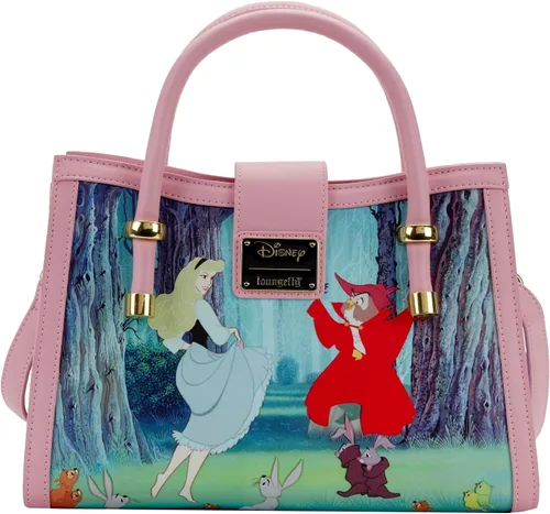 Vista 2 de Loungefly BOLSO CORPORAL CON ESCENA DE LA PRINCESA DE LA BELLEZA DORMIENTE DISNEY