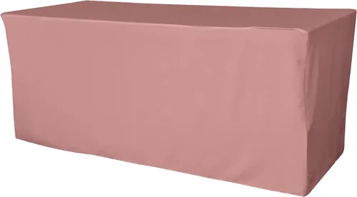 Vista 14 de LA Linen Mantel ajustable de popelina de poliéster, 96.2 in de largo x 30.0 in de ancho x 76.2