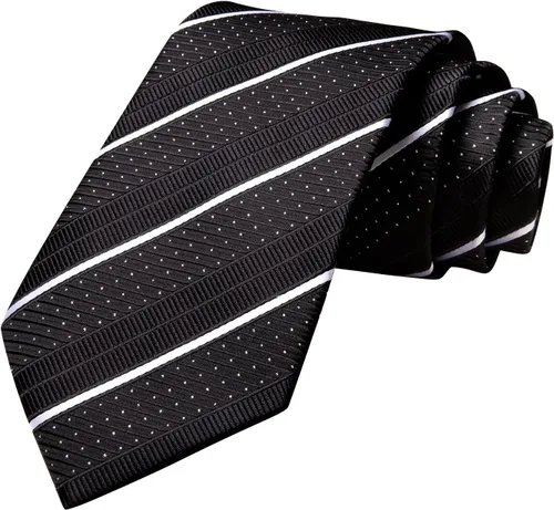 Vista 190 de Hi-Tie Corbatas de seda para hombre, diseño de cachemira a rayas, con bolsillo, gemelos cuadrados, conjunto formal de negocios