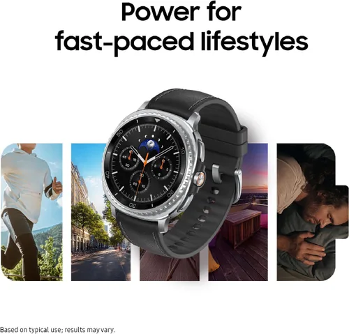 Vista 7 de Samsung Galaxy Watch 8 Classic (2025) - Reloj inteligente Bluetooth de 46 mm + tarjeta de regalo, diseño de cojín, bisel giratorio, botón rápido