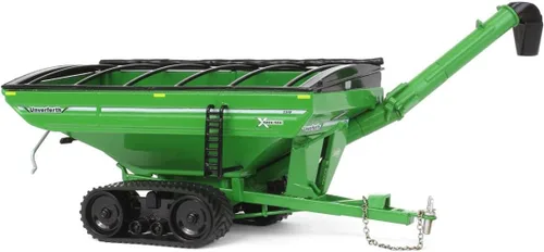 Vista 2 de Spec Cast 1/64 Green Unverferth X-Treme 1319 Carro de grano con orugas UBC-031