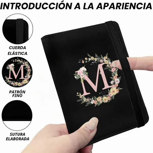 Vista 4 de Linda Funda para Pasaporte y Soporte Combo, Cubierta para Pasaporte con Bloqueo RFID, Compatible con Billetera para Hombres y Mujeres, Protector