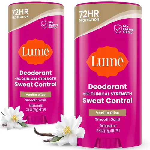 Vista 10 de Lume Desodorante Plus Control de Sudor - Barra Sólida Suave - Antitranspirante de Fuerza Extra - Control de Olor y Sudor de 72 Horas - Sin