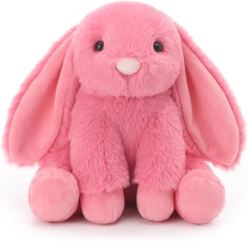 Vista 10 de Apricot Lamb Peluche de conejo crema para niños, juguetes de peluche suaves y lindos para bebés niñas y niños, 6 pulgadas