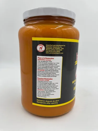 Vista 2 de Pasta de pimiento picante amarilla especial etiqueta negra 3 libras 12 oz (1.7 kg) – Inca's Food AJI AMARILLO ESPECIAL PASTA ETIQ NEGRA GRANDE