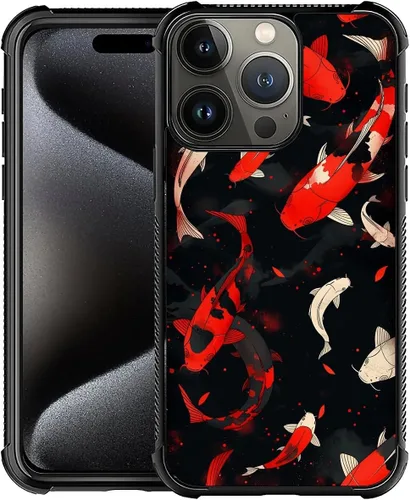 Vista 84 de CARLOCA Funda compatible con iPhone 15, increíble patrón de luz espacial nebulosa para niñas y niños, ultra protección, a prueba de golpes