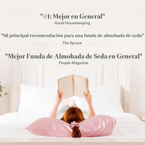 Vista 7 de Fishers Finery Funda de almohada de seda de morera 100% pura de 25mm (Rojo King)