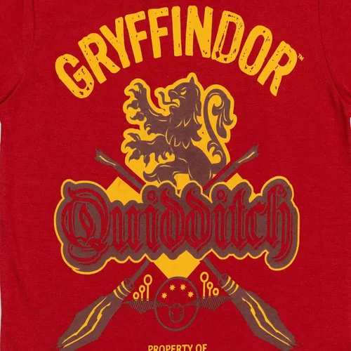 Vista 3 de Harry Potter Hogwarts - Paquete de 3 camisetas gráficas para niños pequeños, color rojo, negro y gris, talla 4T, Rojo, negro y gris.