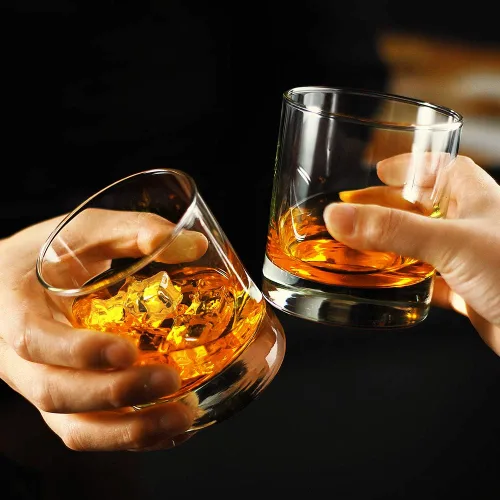 Vista 8 de Vasos de whisky estilo rock de 11 onzas, vasos cortos para campamento/fiesta, juego de 6