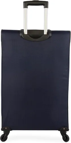 Vista 4 de NAUTICA Oceanview - Juego de maletas Softside de 5 piezas, azul marinorojo, marino, Oceanview - Juego de equipaje de 5 piezas