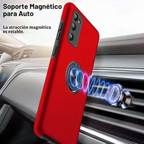 Vista 5 de JAME Funda para Samsung Galaxy S20 FE, Samsung S20 FE 5G con soporte giratorio, TPU suave resistente a los golpes y funda delgada para Galaxy S20 FE