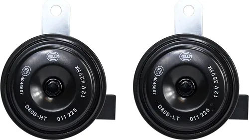 Vista 2 de HELLA 011225891 Kit de bocina de disco BX negro 3.031 in 12V (Honda)
