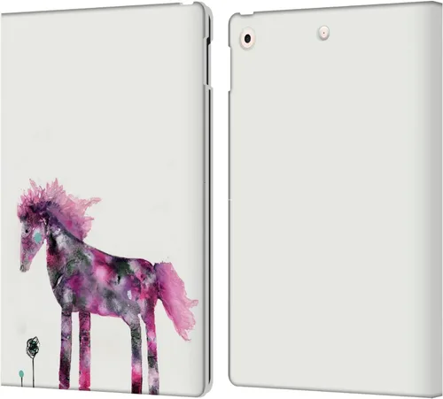 Vista 20 de Head Case Designs Wyanne - Funda de piel con licencia oficial de Wyanne Blue Watercolour Bear Animals 2, compatible con Apple iPad 10.2