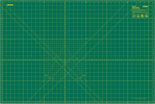 Vista 2 de Tapete de cortar Olfa con diseño reticulado