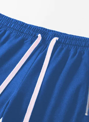 Vista 9 de JMIERR Pantalones deportivos para hombre con bolsillos con cremallera, pantalones deportivos ajustados para gimnasio, correr, entrenamiento