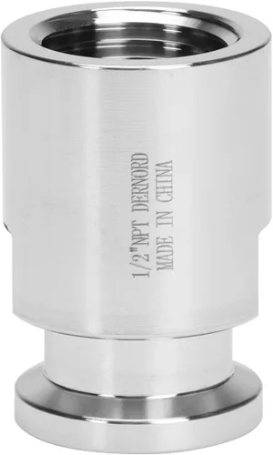 Vista 12 de Dernord - Adaptador de abrazadera triple de 1.5'' a abrazadera de rosca FNPT de 1 pulgada para tubería sanitaria