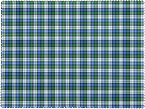 Vista 9 de Mantel rectangular, vestido de Clan MacNeil a cuadros azul y verde, resistente a cuadros, lavable, mantel decorativo para comedor, interior y 7